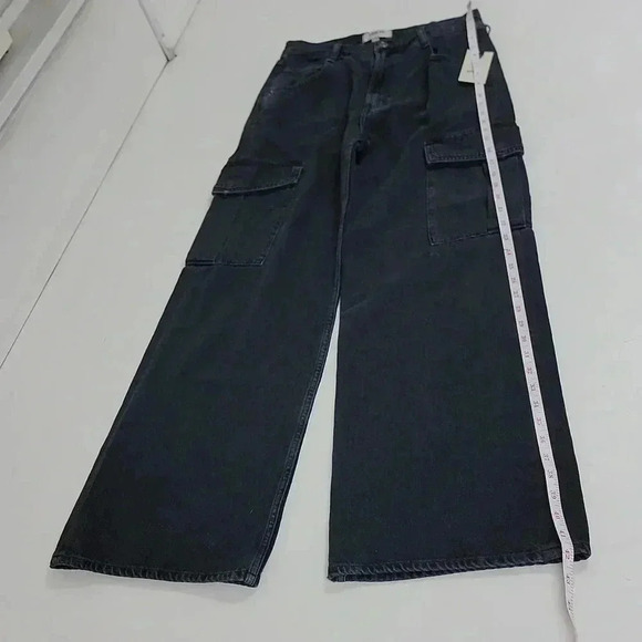 AGOLDE Minka Cargo Wide Leg Jeans In Spider - Picture 5 of 15